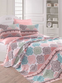 L'essentiel linge de maison Piqué sencillo Andalucia - Turquesa